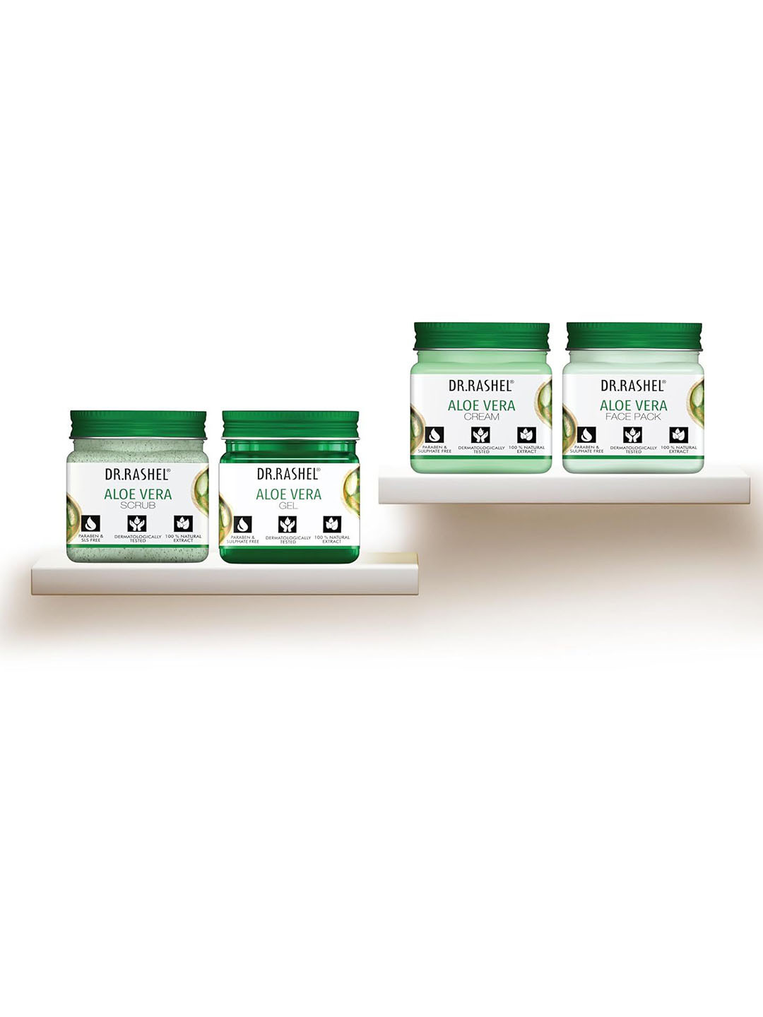 DR.RASHEL 4 Step Aloevera Skincare Set - 180 ml