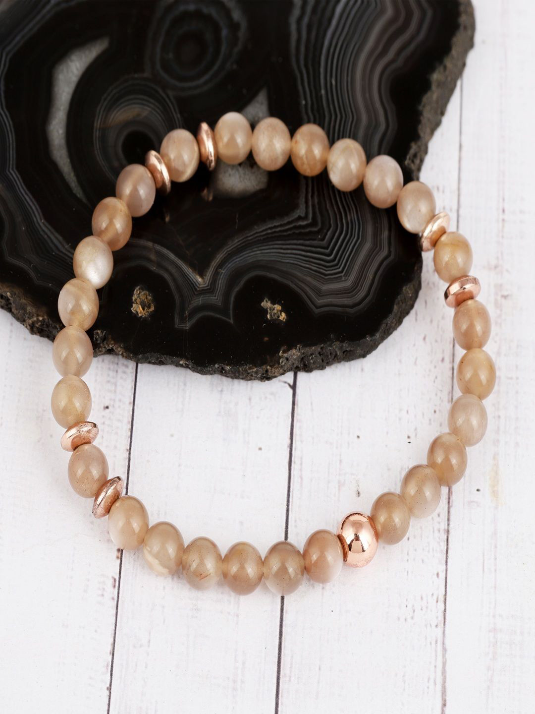 Nirvana Labradorite Beaded Elasticated Bracelet