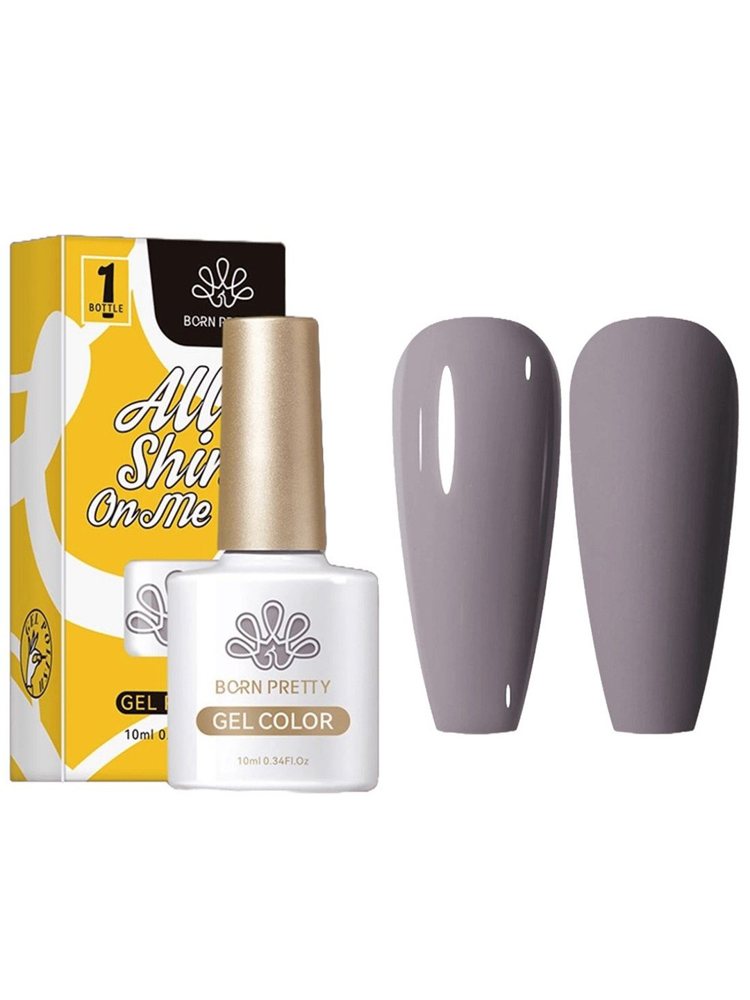 BORN PRETTY All Shine On Me Long Lasting UV Gel Nail Polish - 10 ml - CG0059