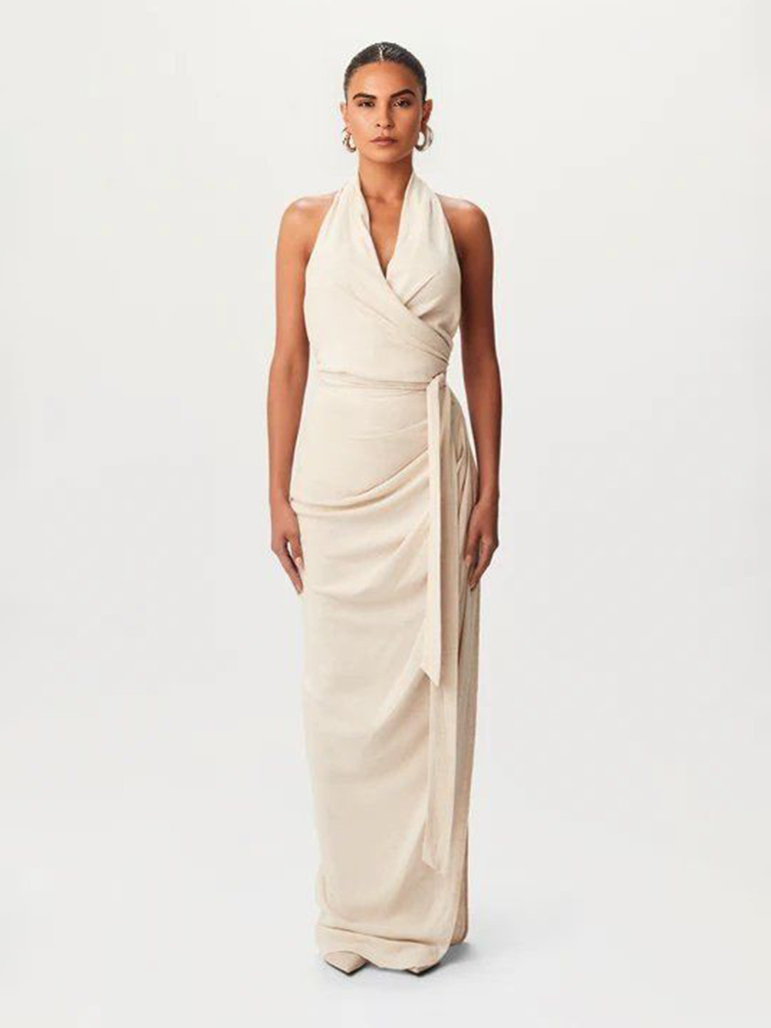 Bee Boe Coastline Linen Natural Maxi Skirt