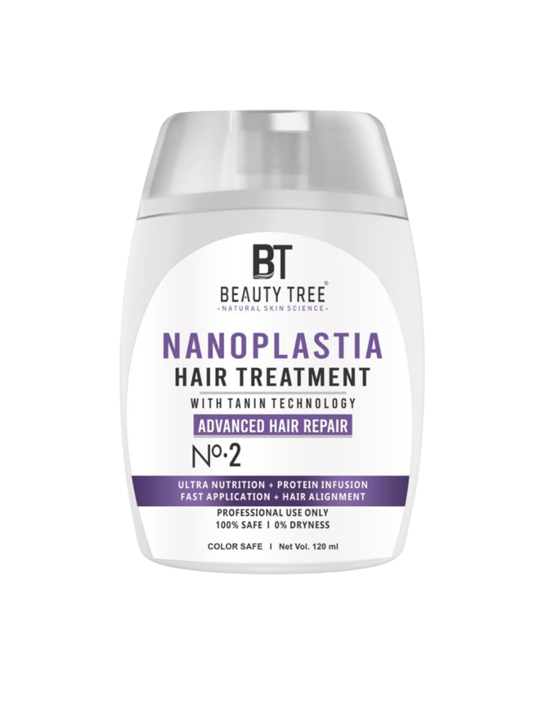 Beauty Tree Nano Plastia Hair Repair With Tannin & Acai Oil - 120 ml