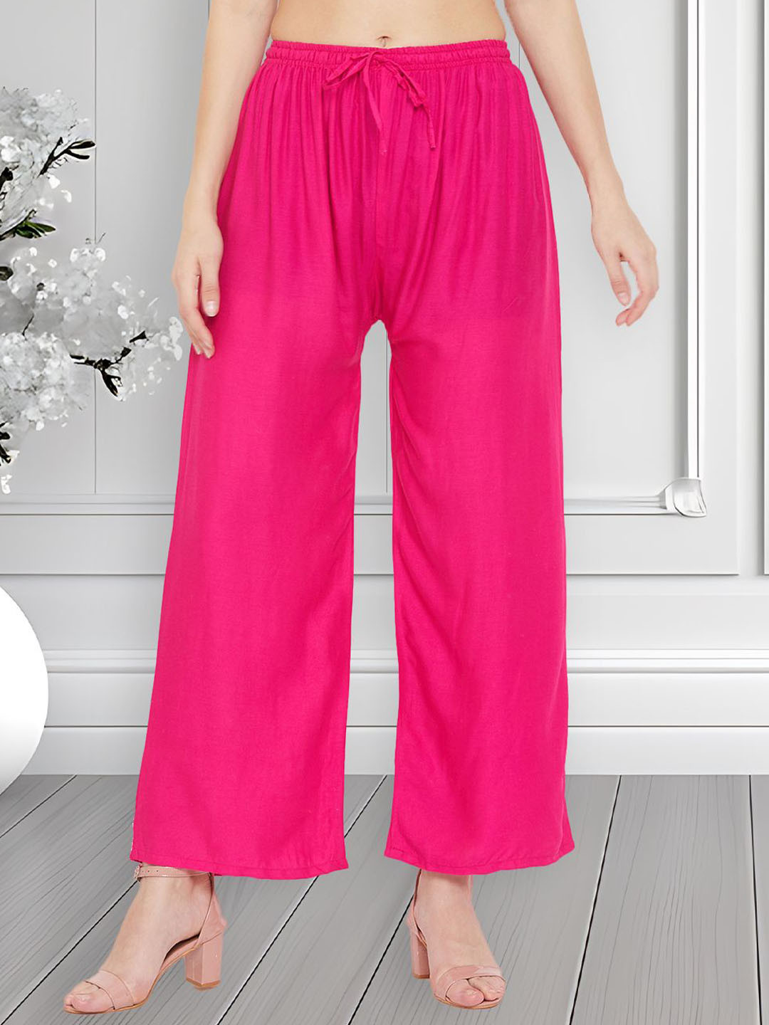 all about you Women Comfort Loose Fit Parallel Trousers