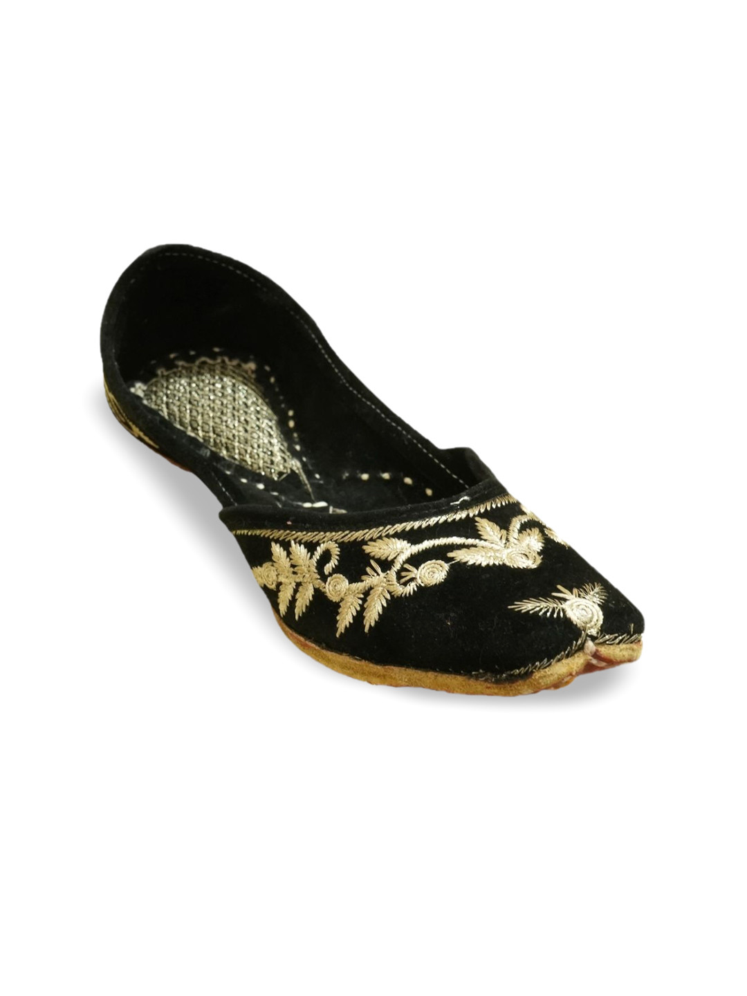 DEKA Shoes Women Ethnic Laser Cuts Flats Mojaris