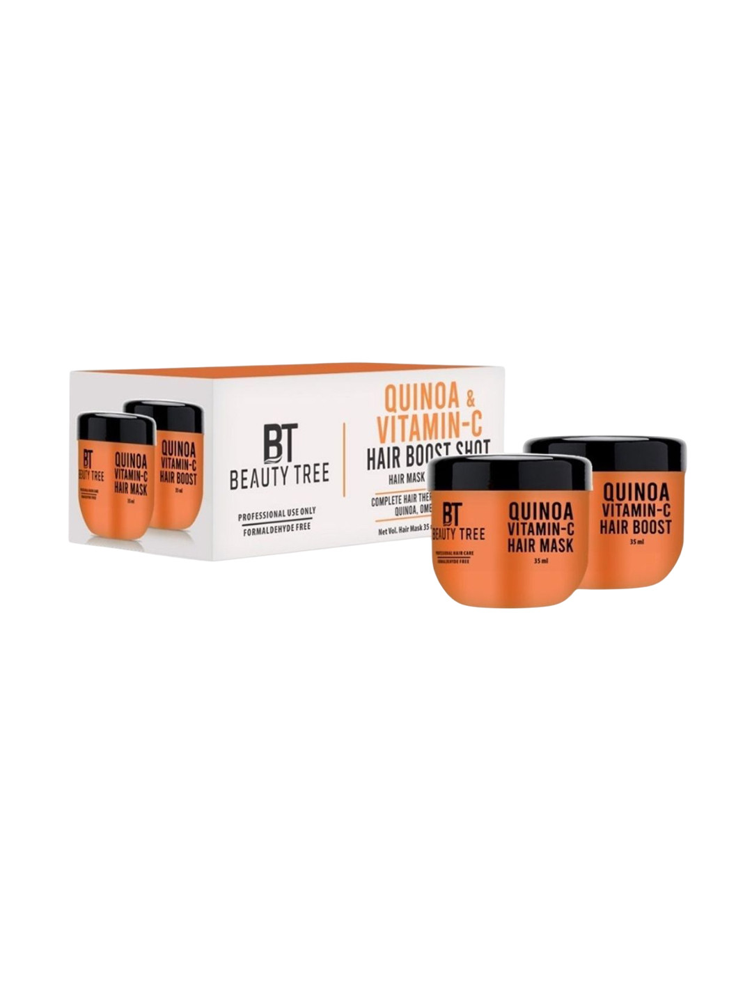 Beauty Tree Set Of 2 Quinoa Vitamin C Hair Boost Shot & Repair Mask - 35 ml Each