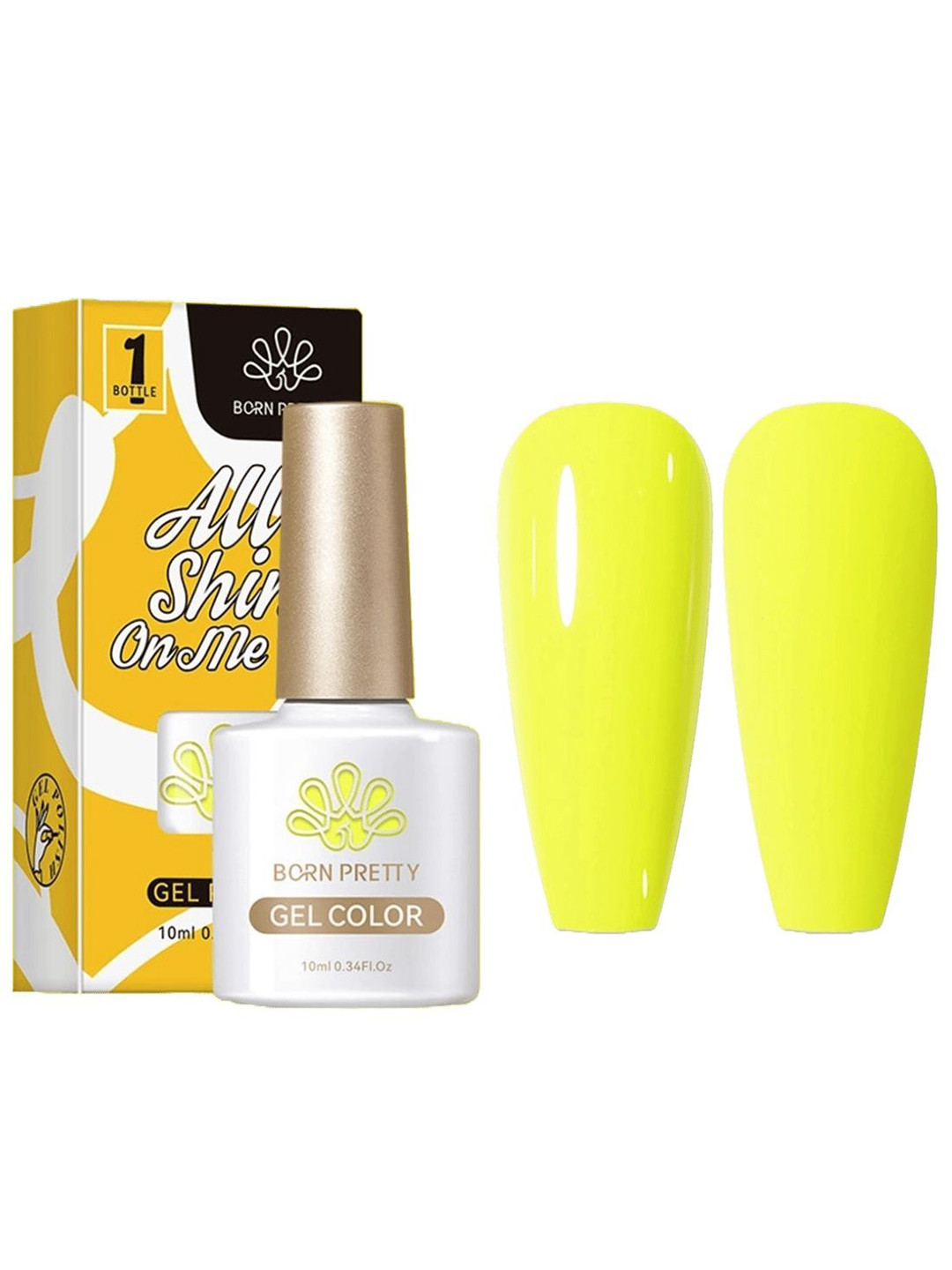 BORN PRETTY All Shine On Me Long Lasting UV Gel Nail Polish - 10 ml - CG0093