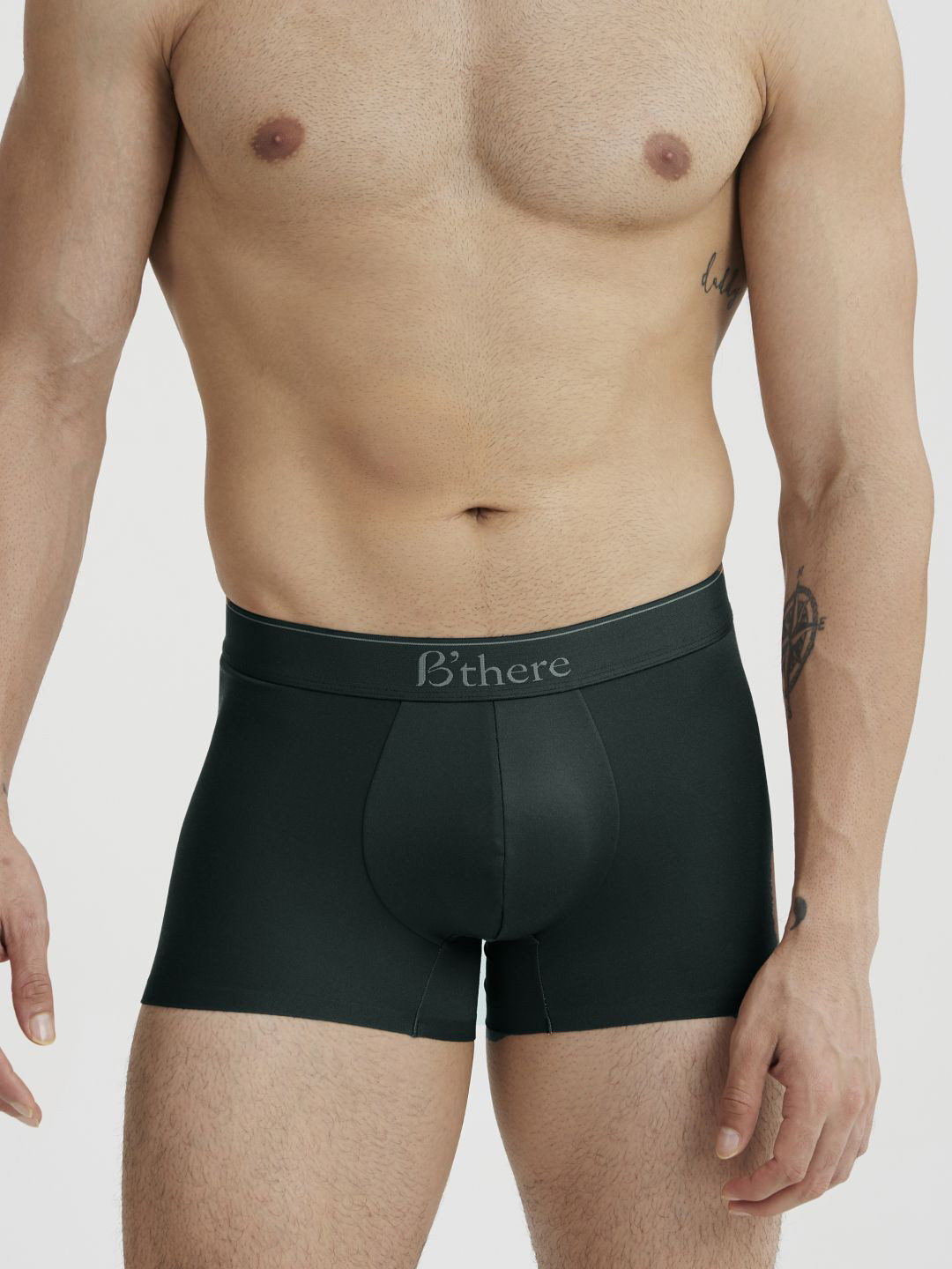 B'there Seamless Modal Microfiber Trunk U003_MIDNIGHT_GREEN