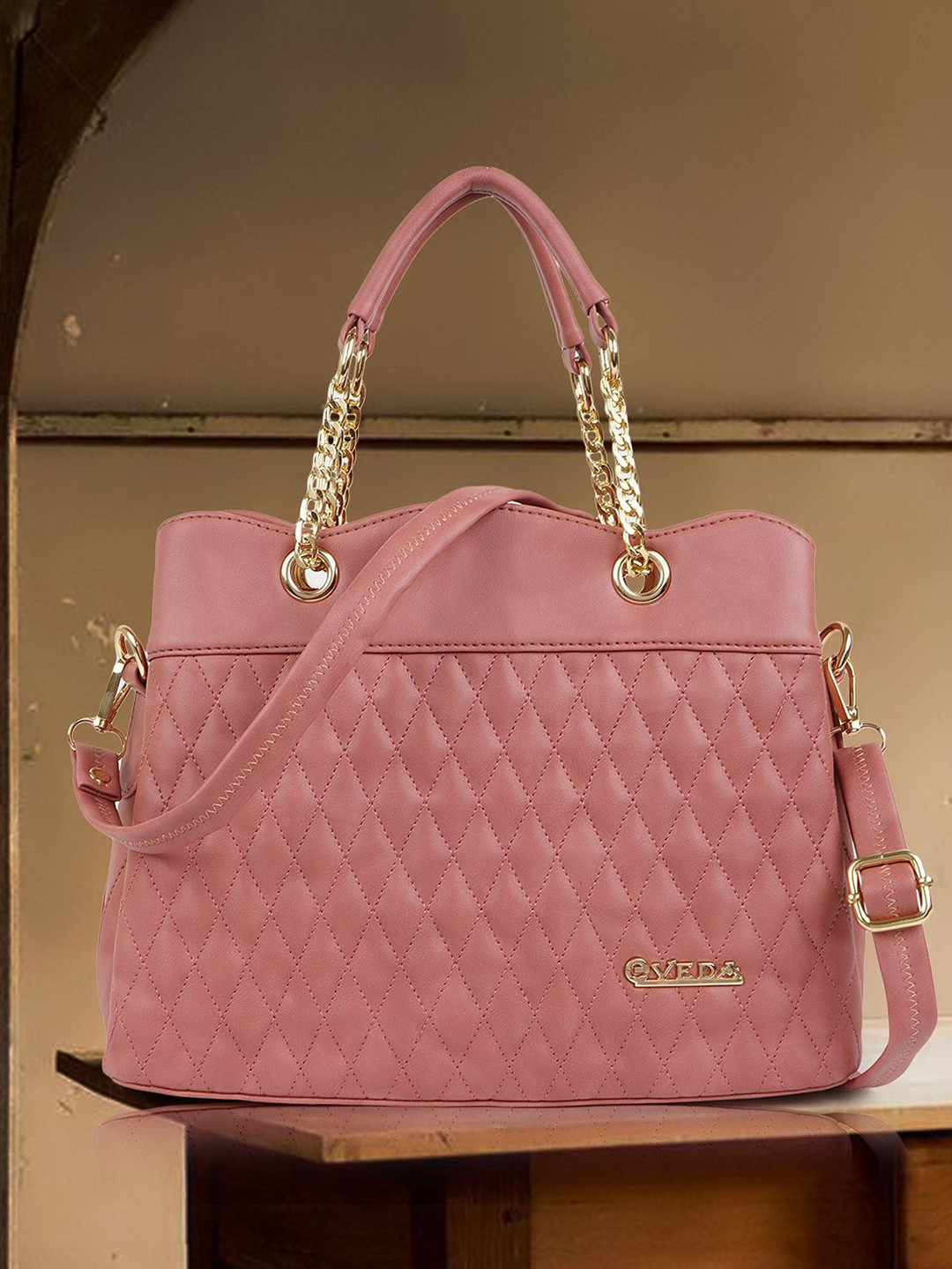 EVEDA Women Geometric Textured Handbags