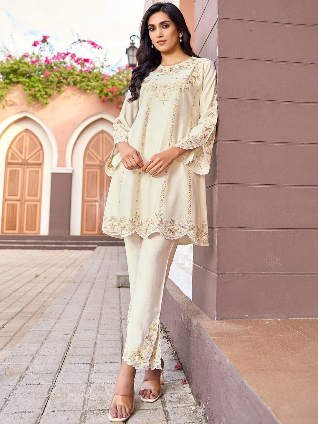 AUTUMN LANE Ayat Angel Full Embroidery Pakistani Co-ord Set