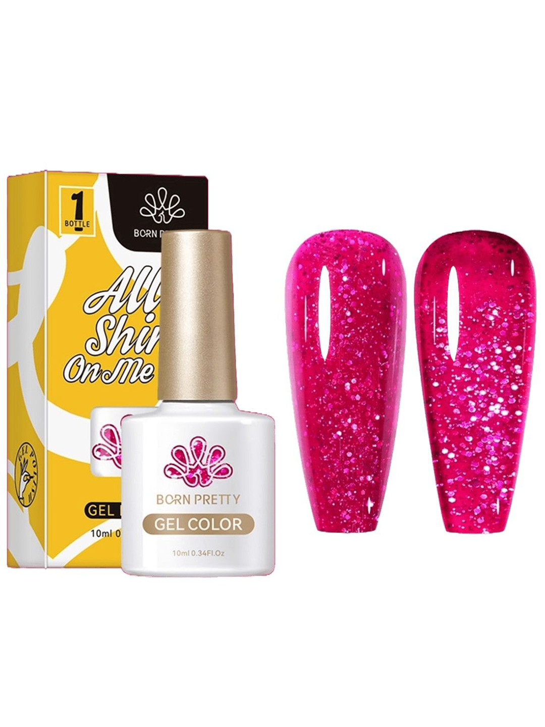 BORN PRETTY All Shine On Me Long Lasting UV Gel Nail Polish - 10 ml - CG0123