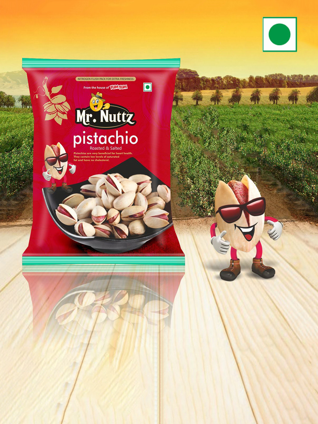 Mr.Nuttz Roasted & Salted Pistachio - 200 g