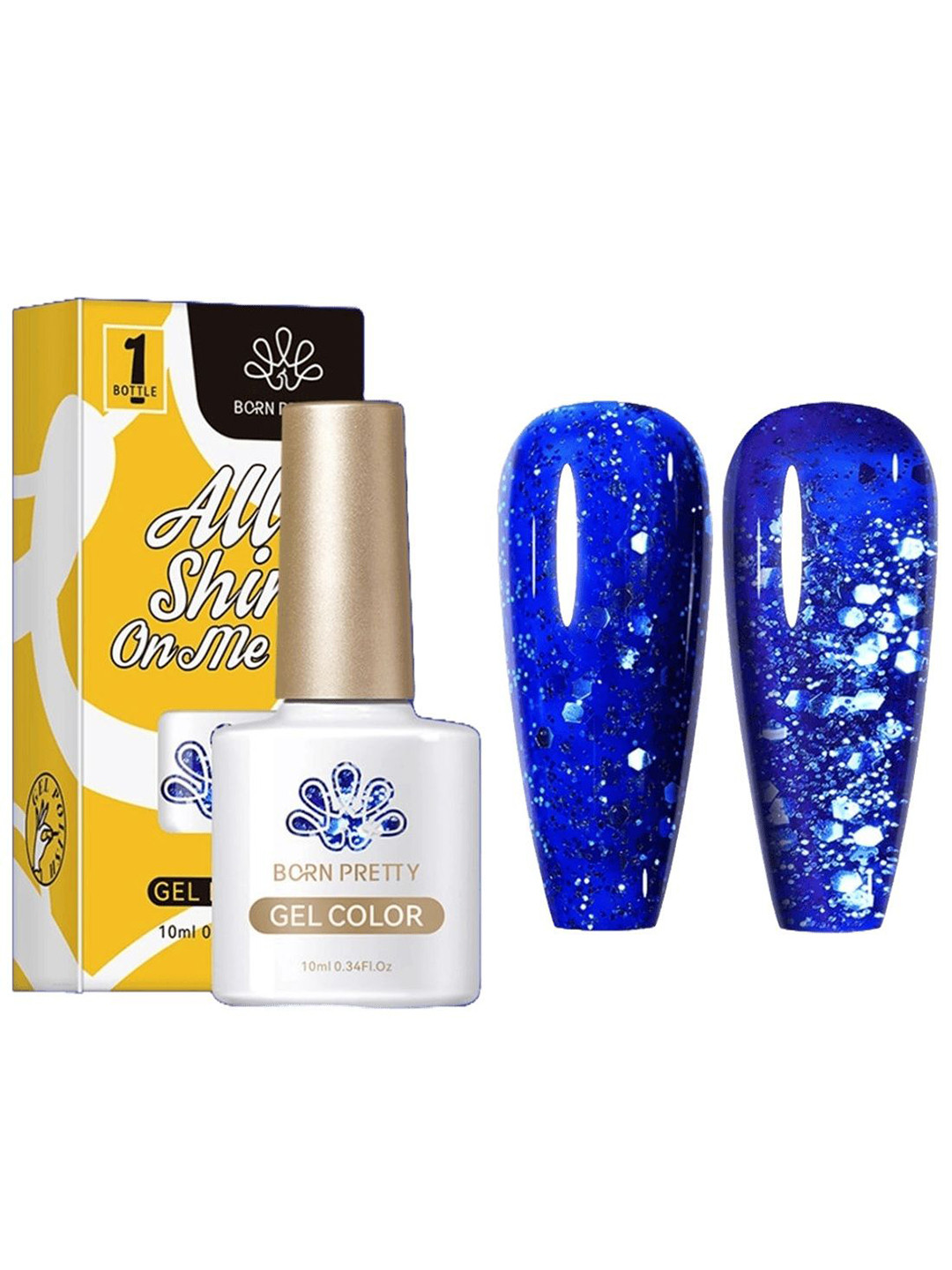 BORN PRETTY All Shine On Me UV Gel Nail Polish - 10 ml - CG117