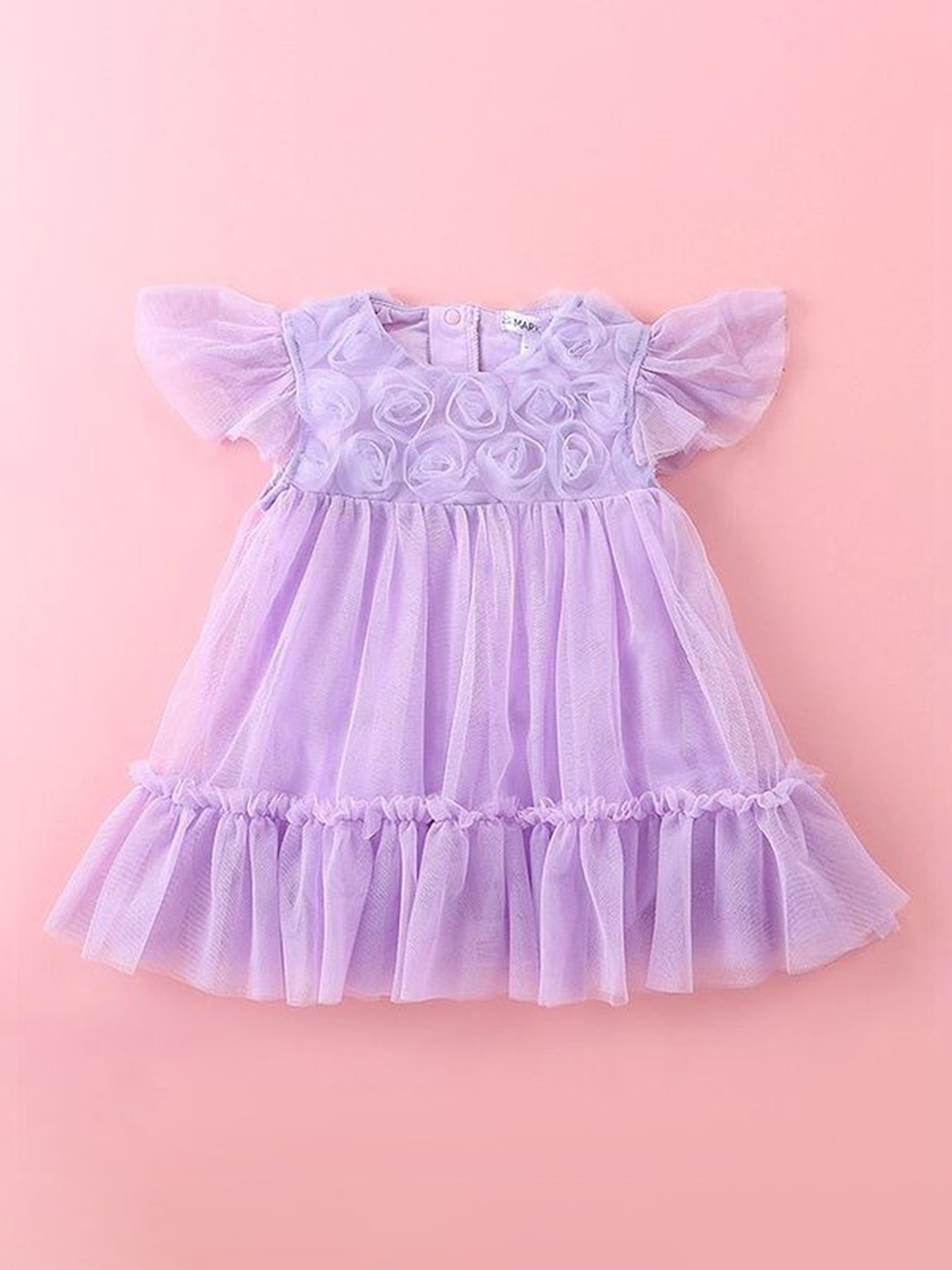 Mark & Mia Infant Girls Frock Style Bodysuit