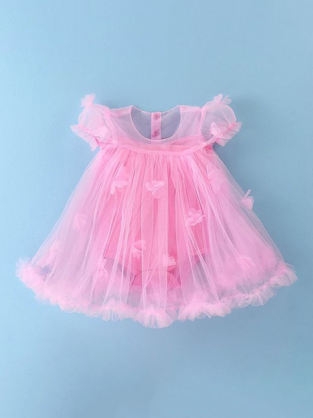 Mark & Mia Infant Girls Frock Style Bodysuit