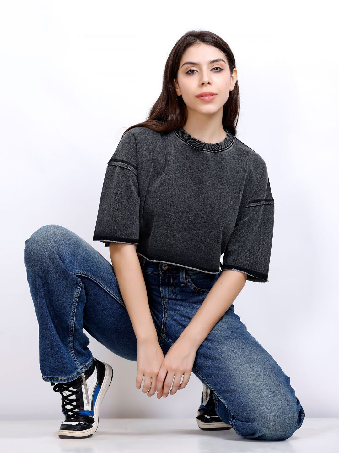 MX Miazi Xchange Women Boxy Crop Top