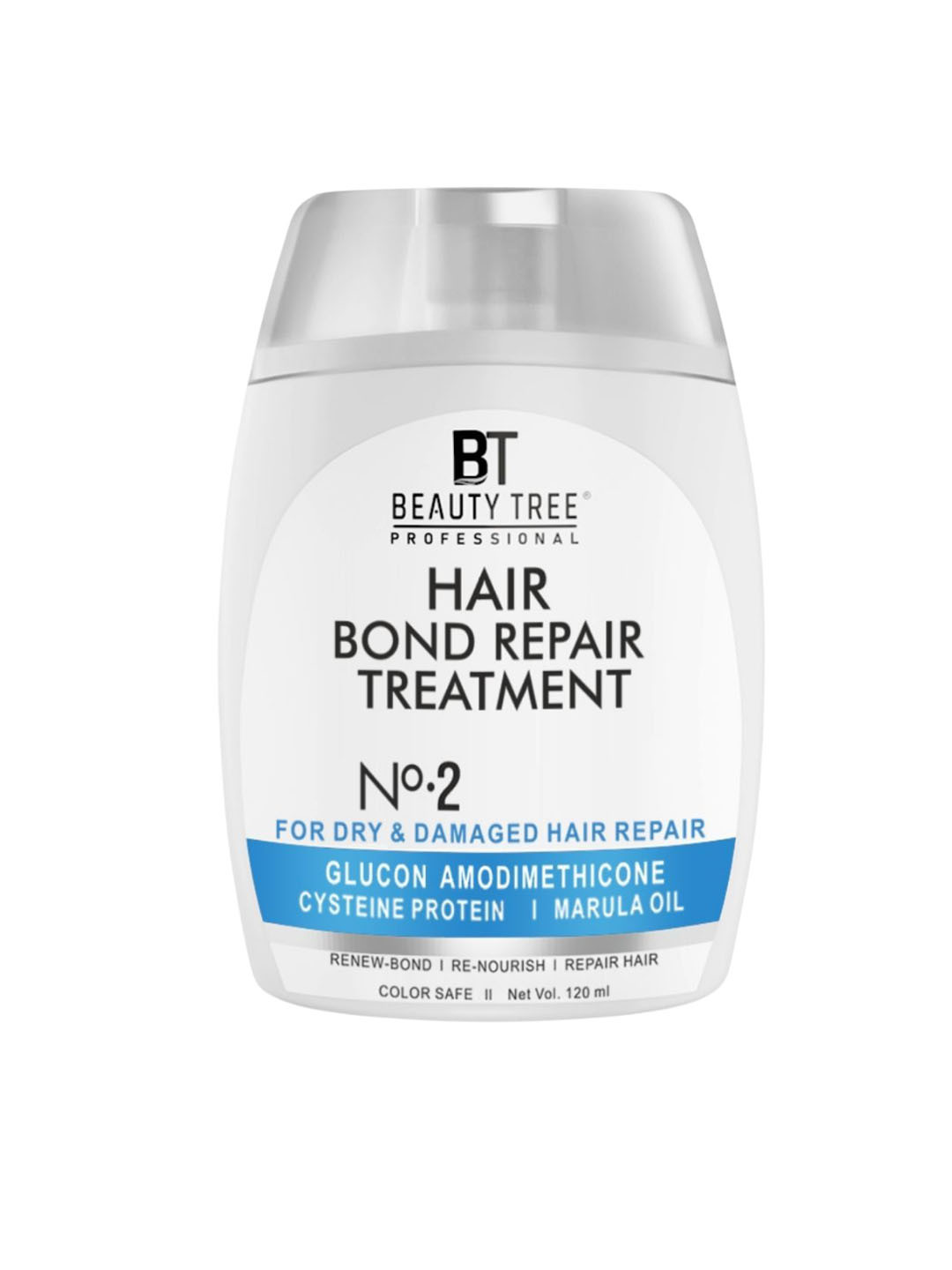 Beauty Tree Hair Bond Repair Treatment For Damaged, Dry & Frizzy Hair - 120 ml