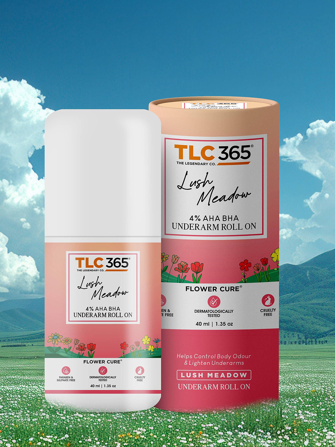 TLC 365 Lush Meadow Underarm Roll On- 40 ml