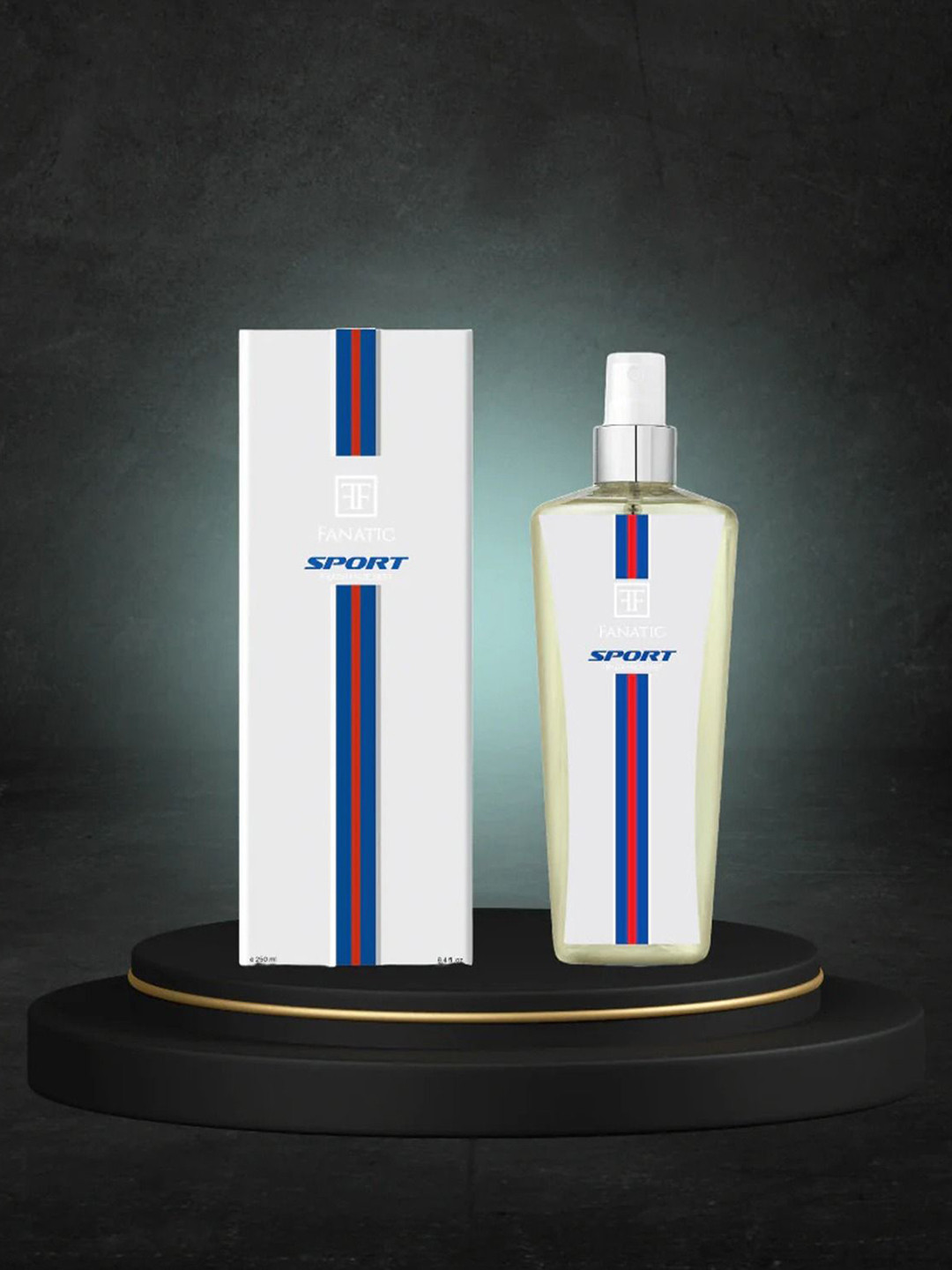 FANATIC Men Sport Long Lasting Woody Scent Spray Body Mist - 250 ml