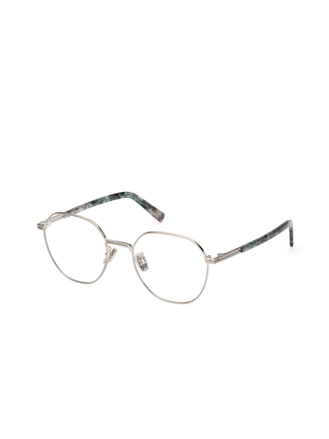 Ermenegildo Zegna Men Abstract Full Rim Shield Frames