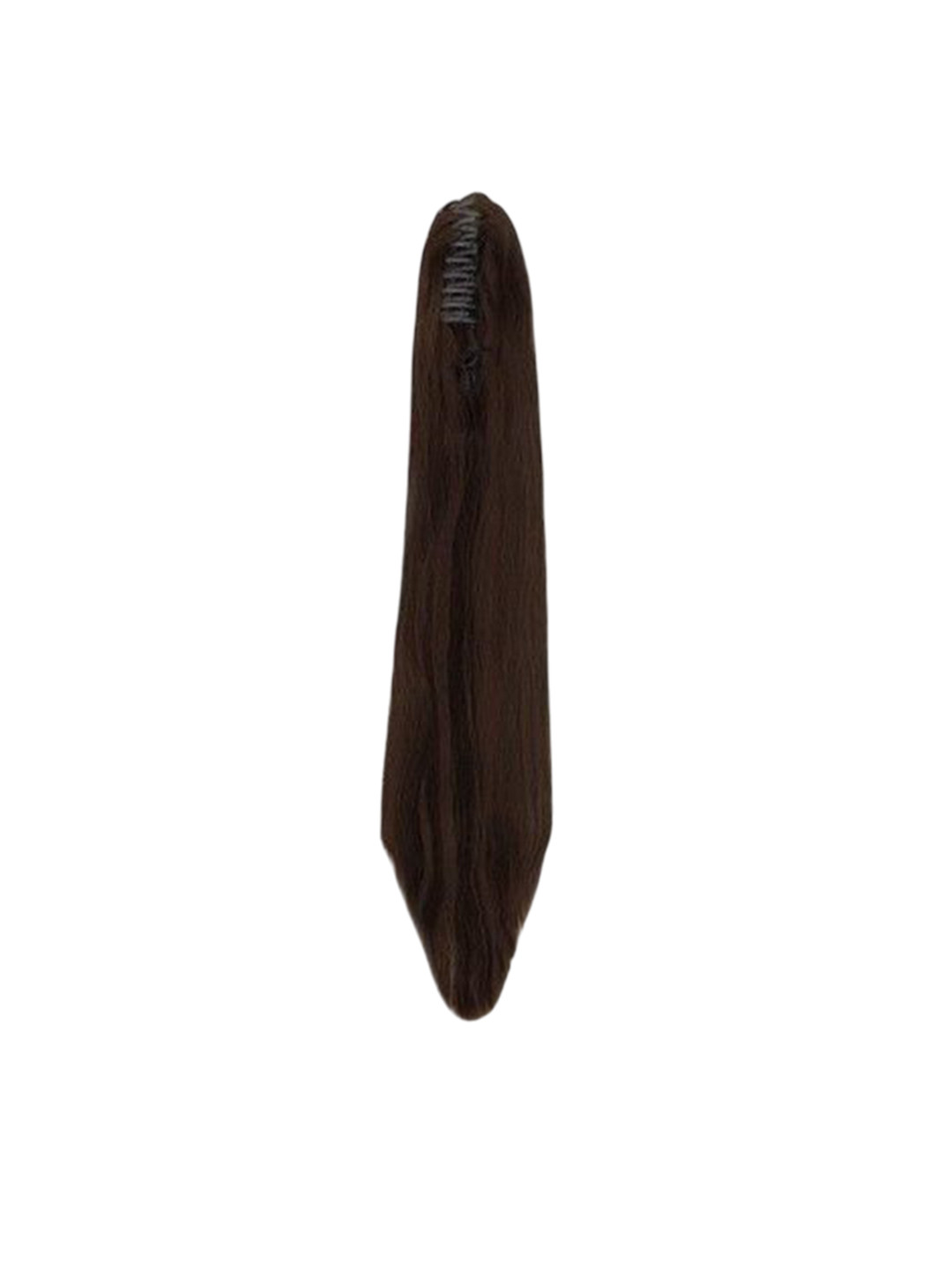 ABS Clip-In Straight Ponytail Long Lasting Hair Extension - Brown - 28 Inch