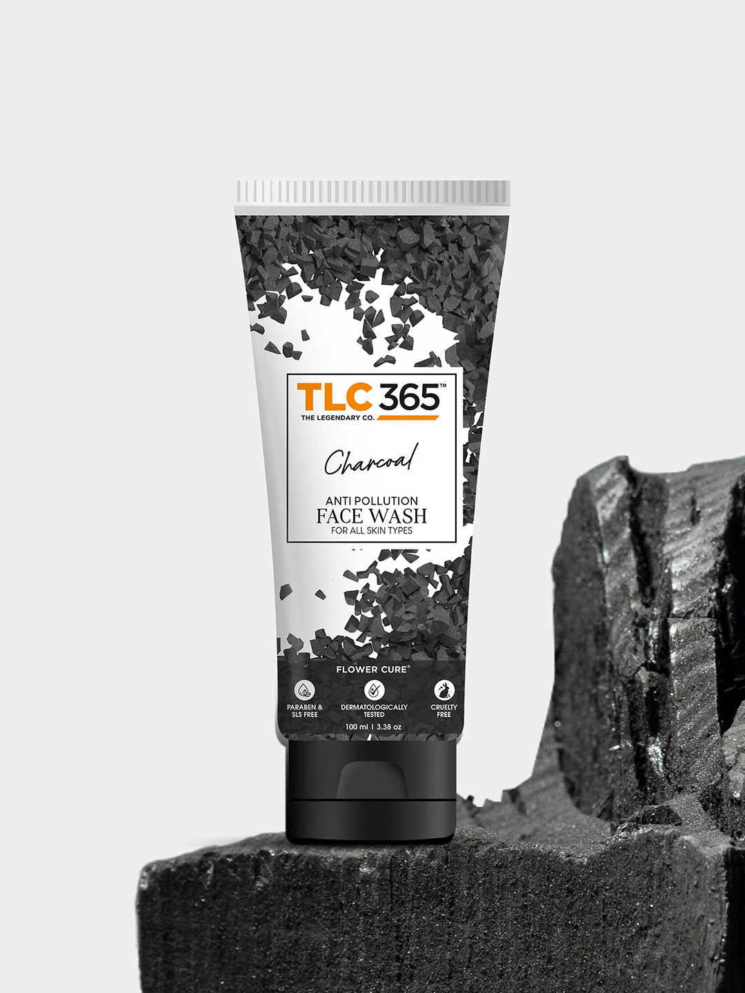 TLC 365 Charcoal Tea Tree Leaf Oil Anti-Pollution Face Wash - 100 ml
