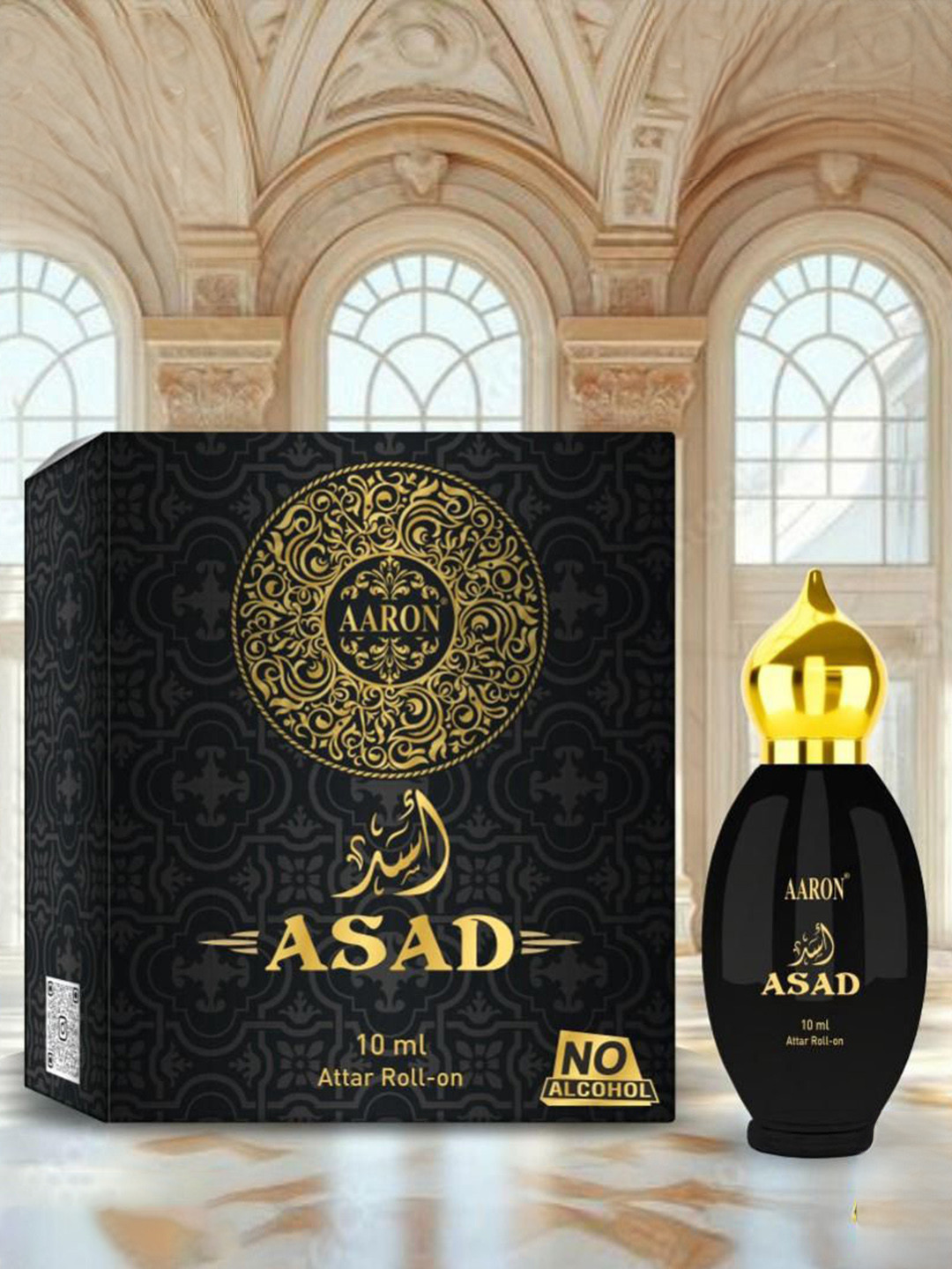 AARON Asad Non- Alcoholic & Long Lasting Attar Roll On - 10 ml