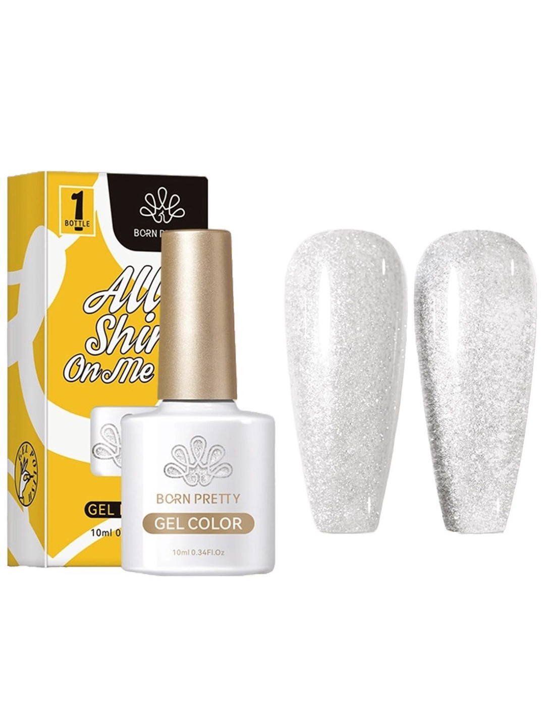 BORN PRETTY All Shine On Me Long Lasting Gel Nail Polish - 10 ml - CG105