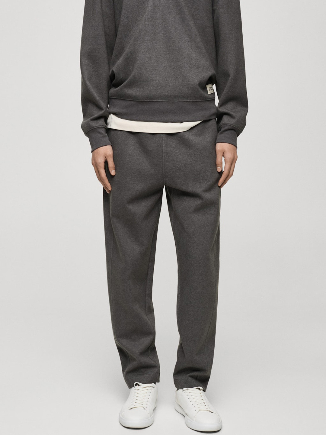 MANGO MAN Solid Joggers