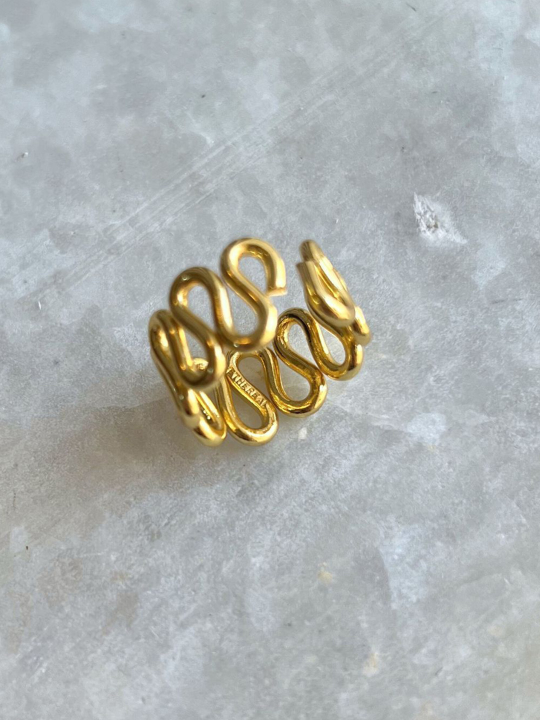 The Ethereal Store Gold-Plated FingerRing