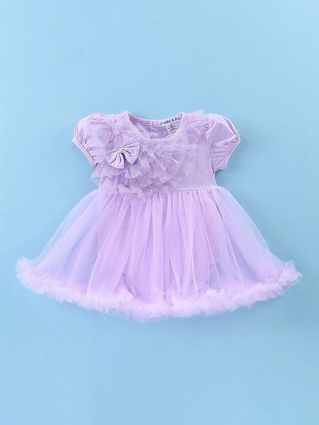 Mark & Mia Infant Girls Frock Style Bodysuit