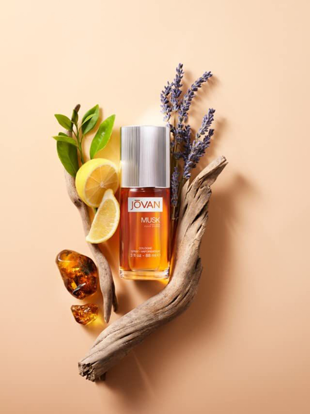 JOVAN Musk Eau De Cologne Spray - 88 ml