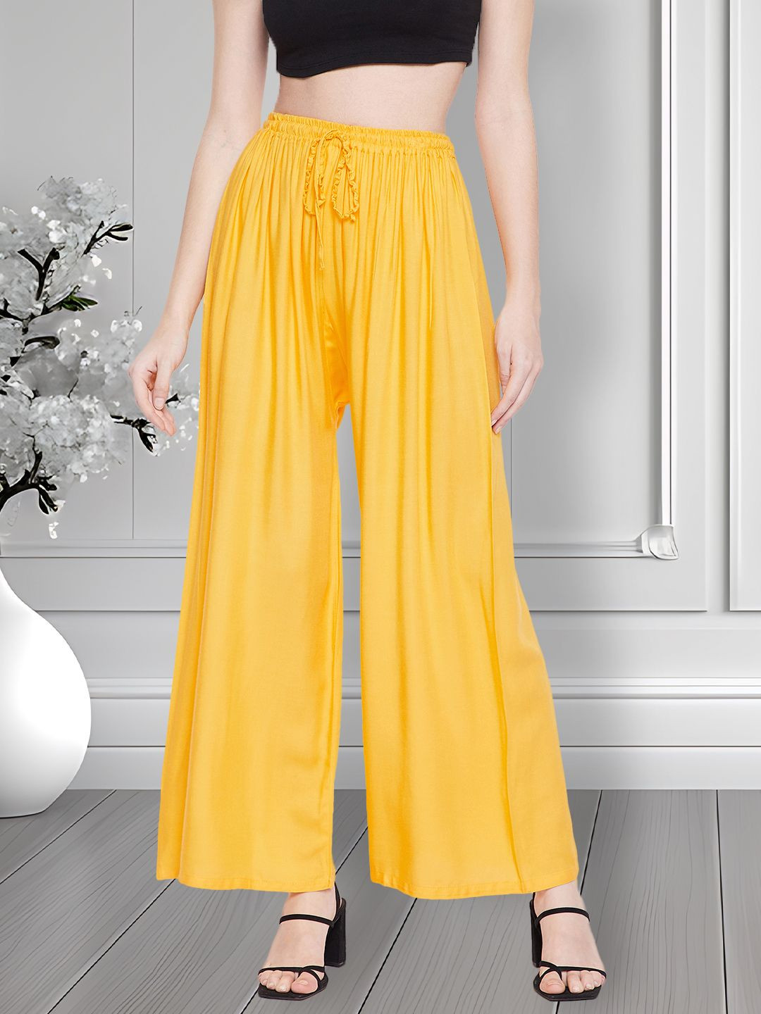 Shine N Sober Women Straight Palazzos