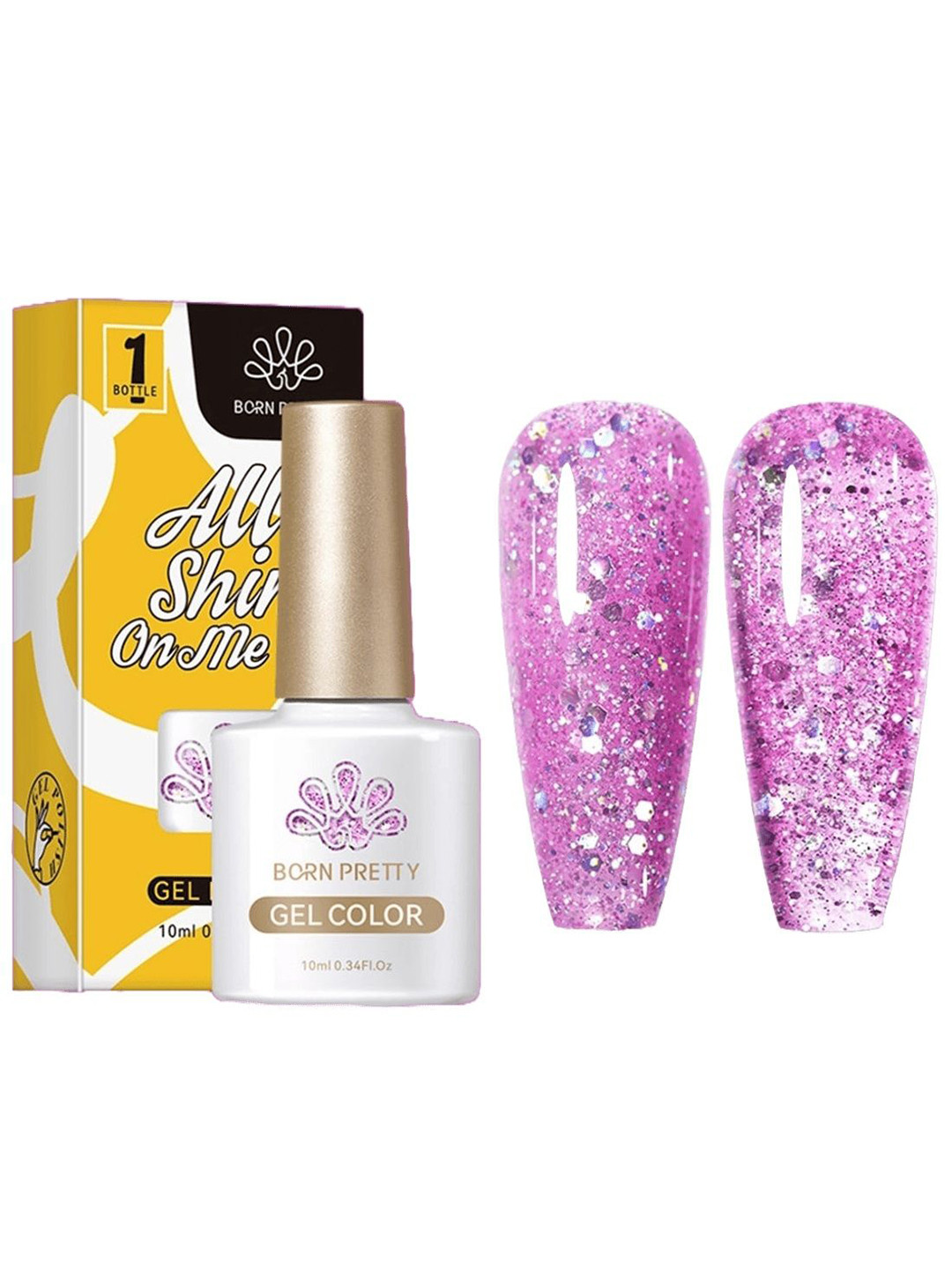 BORN PRETTY All Shine On Me UV Gel Nail Polish - 10 ml - CG110