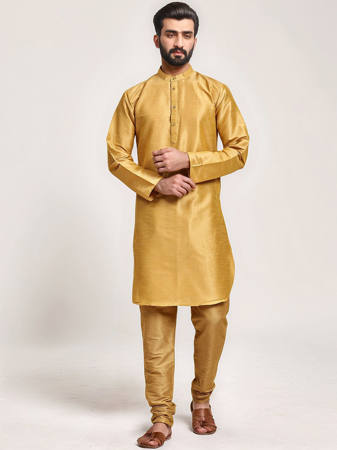 Moda Rapido Men Regular Kurta with Churidar Kurta Sets