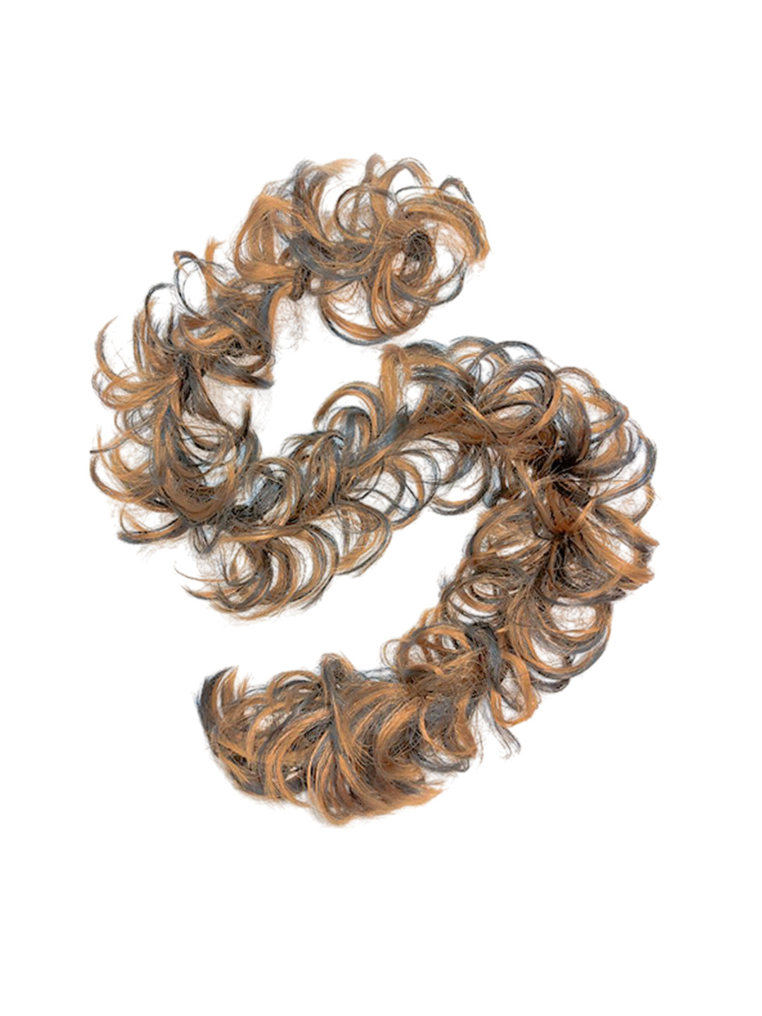 VIEWS Wavy Halo Long Frill Bun Hair Extension - Gold