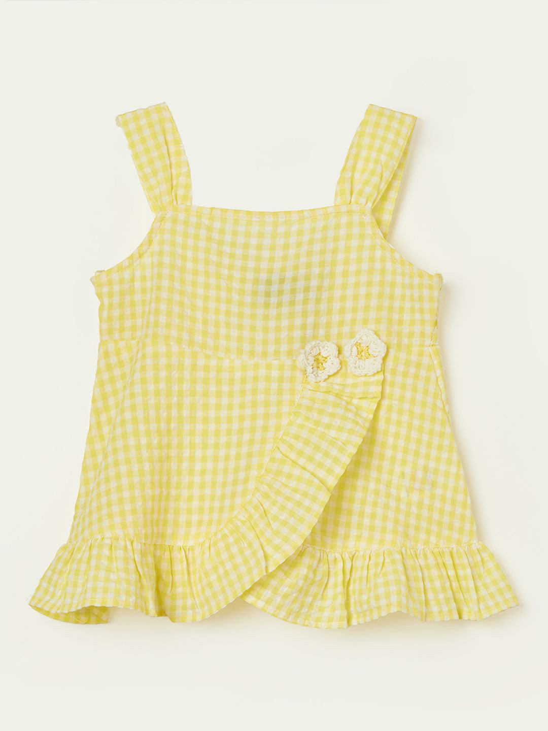 Juniors by Lifestyle Kids Checked Cotton Top