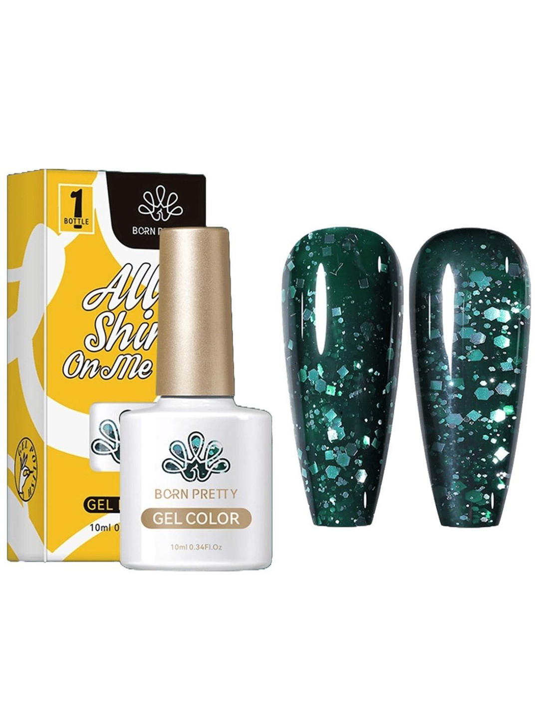 BORN PRETTY All Shine On Me Long Lasting Gel Nail Polish - 10 ml - CG114