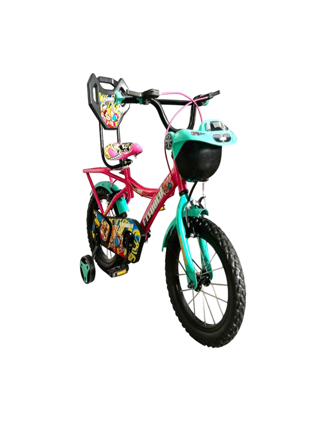 FITBOLD Kids Printed Assembled 14T Bicycle