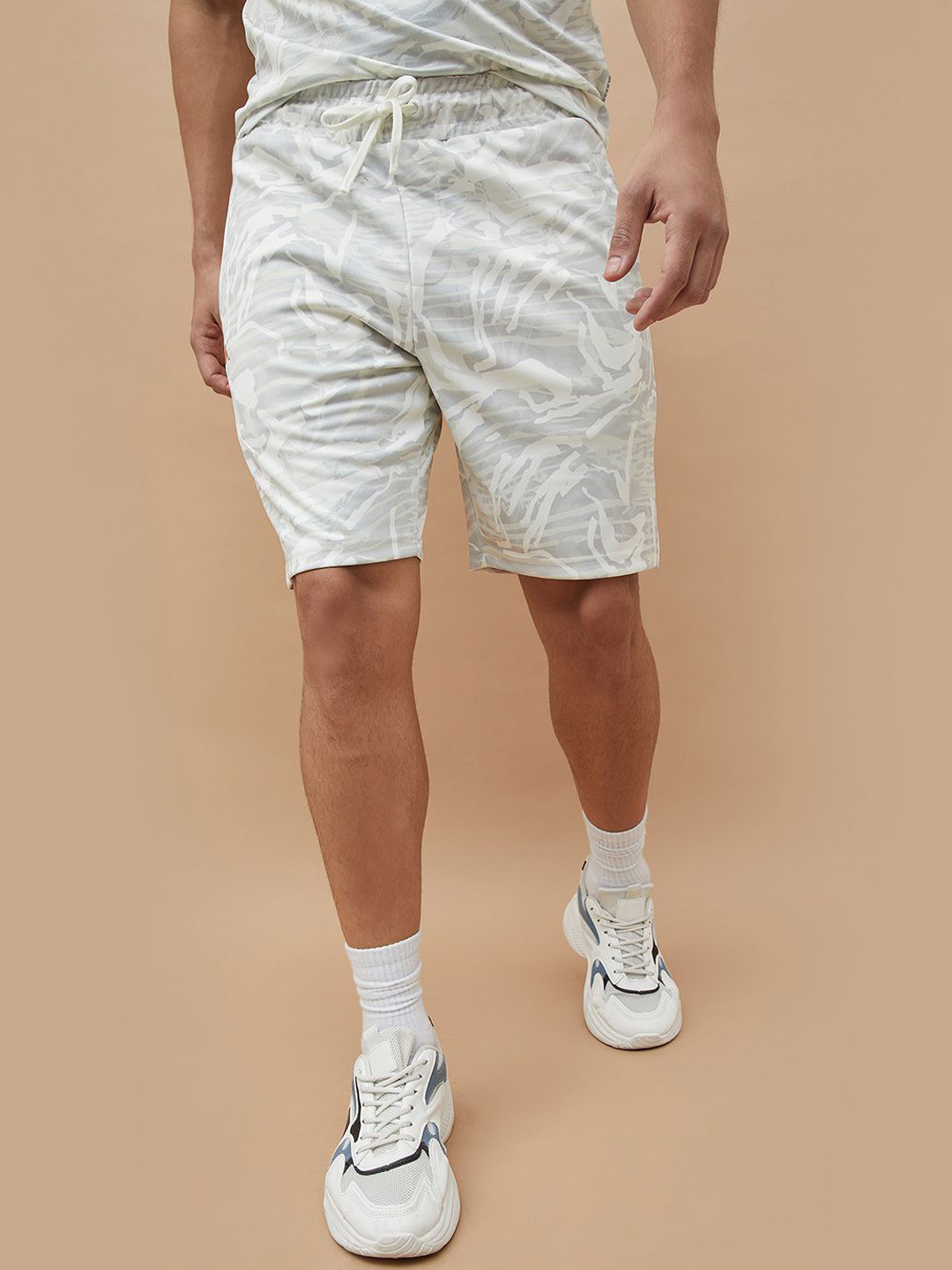 Kappa Men Solid Denim Shorts