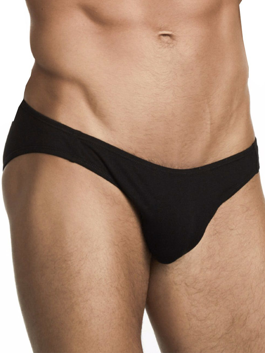 LEADWORT Men Mid-Rise Basic Briefs LD-ML-07675-BK-S