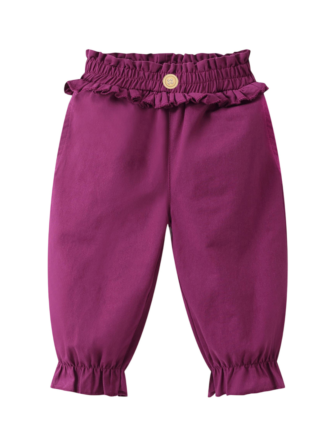 Mark & Mia Girl Ankle Length Solid Color Trousers