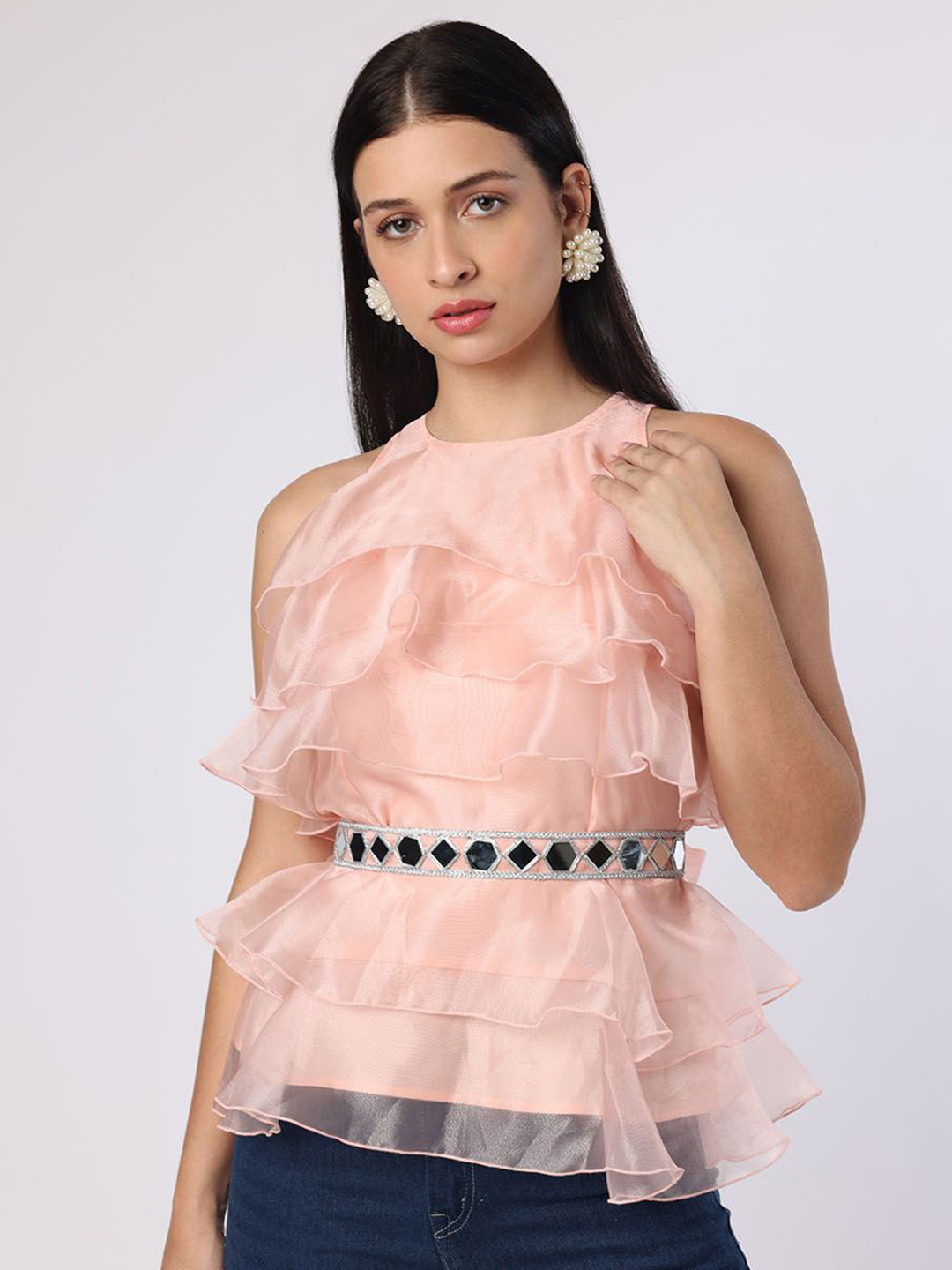 BLANC9 Women Layered Regular Top