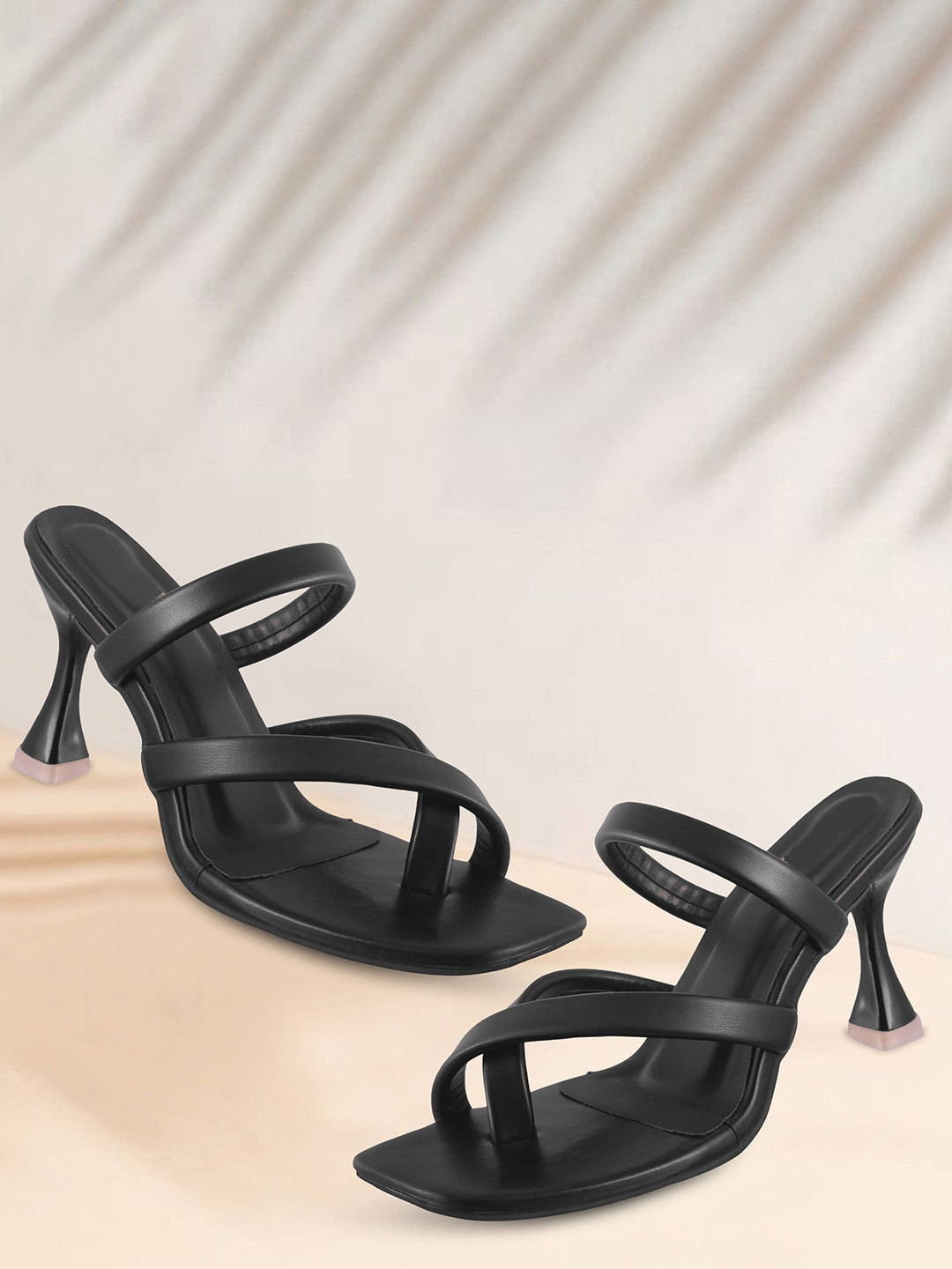 H.M. LADIES FOOTWEAR Block Open Back Pumps