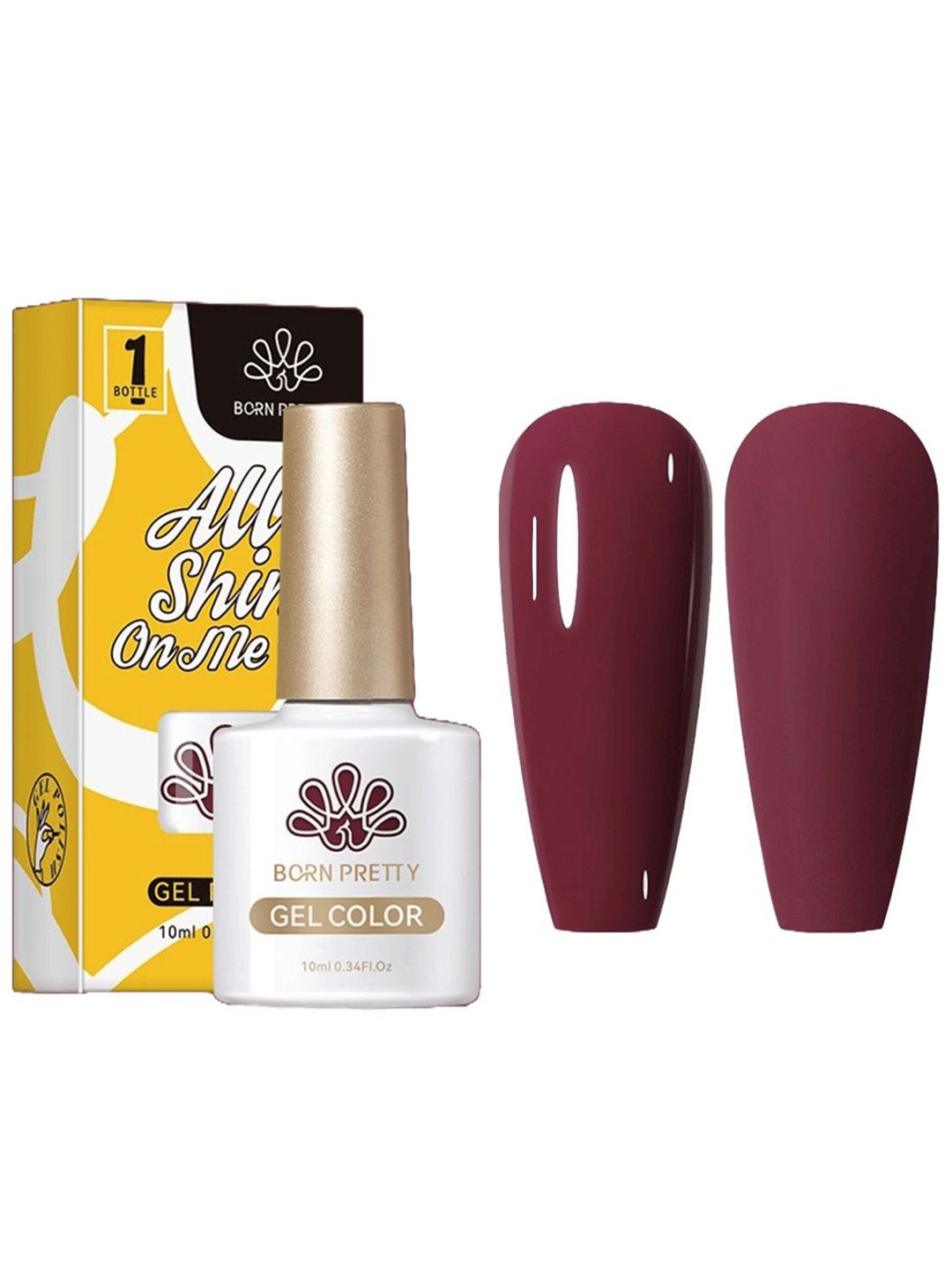 BORN PRETTY All Shine On Me Long Lasting UV Gel Nail Polish - 10 ml - CG0088