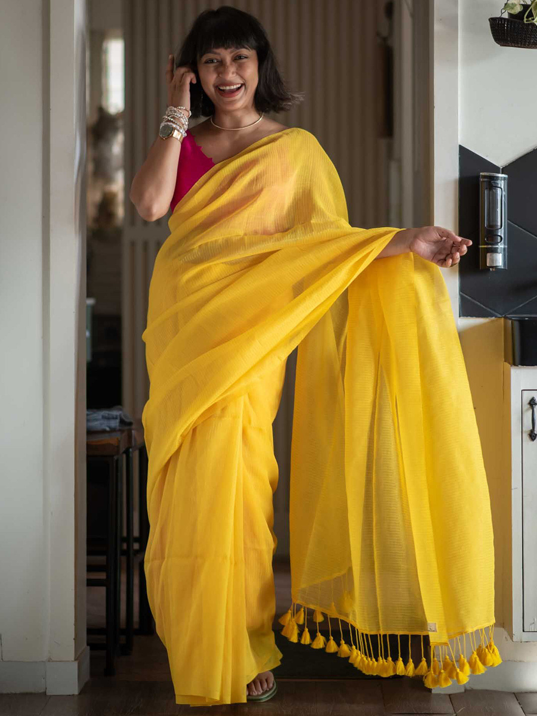 Suta Women Mul Cotton Saree