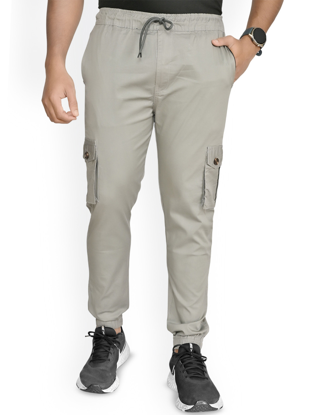 OF-NOTE Men Original Cotton Slim Fit Cargos Trousers