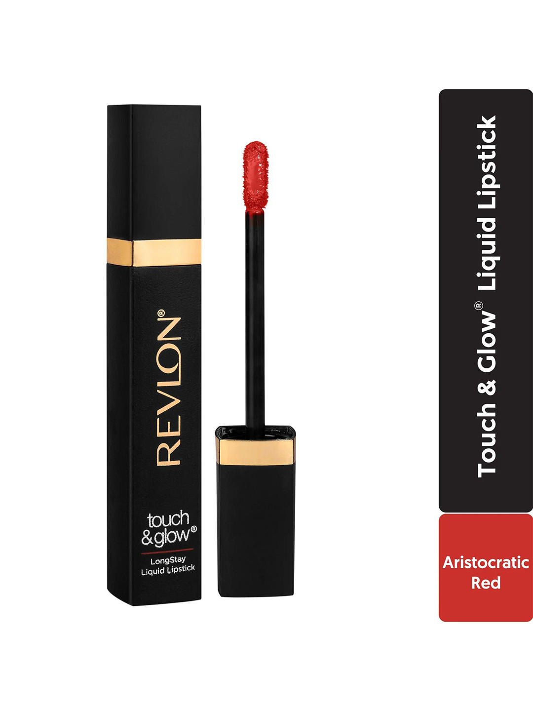 Revlon Touch & Glow Long Stay Matte Liquid Lipstick - 5 ml - Aristocratic Red