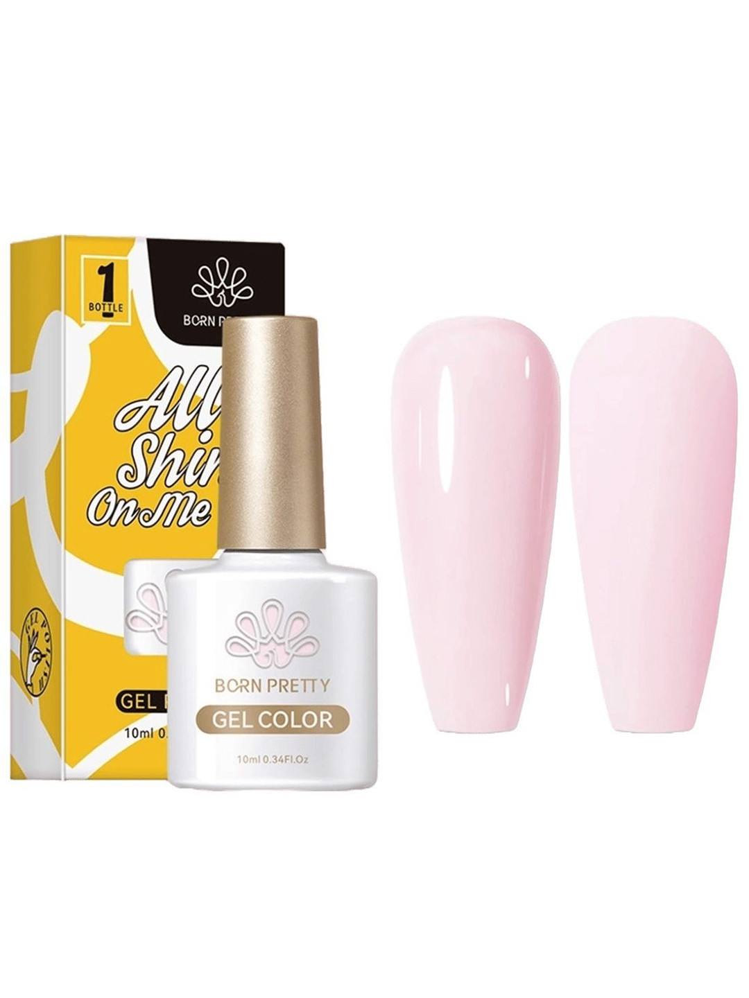 BORN PRETTY All Shine On Me Long Lasting UV Gel Nail Polish - 10 ml - CG003