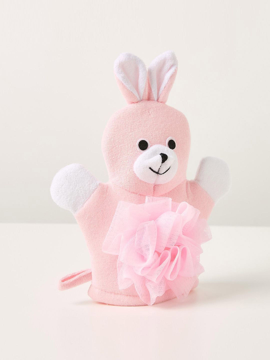 Juniors by Babyshop Kids 3D Teddy Bear Shaped Wash Mitten Sponge