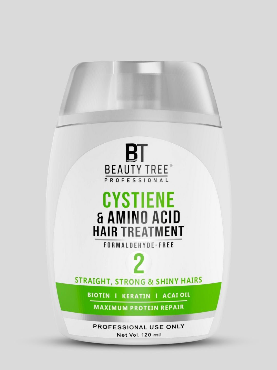 Beauty Tree Cysteine Keratin Hair Treatment For Damage Repair Straight Hair - 120 ml
