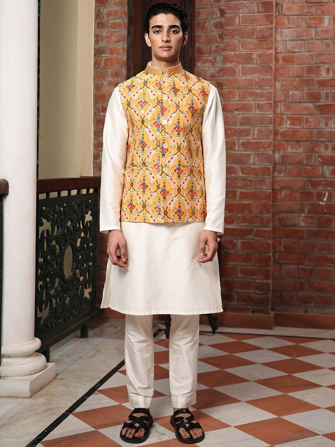 PATR Radhey Embroidered Nehru Jackets